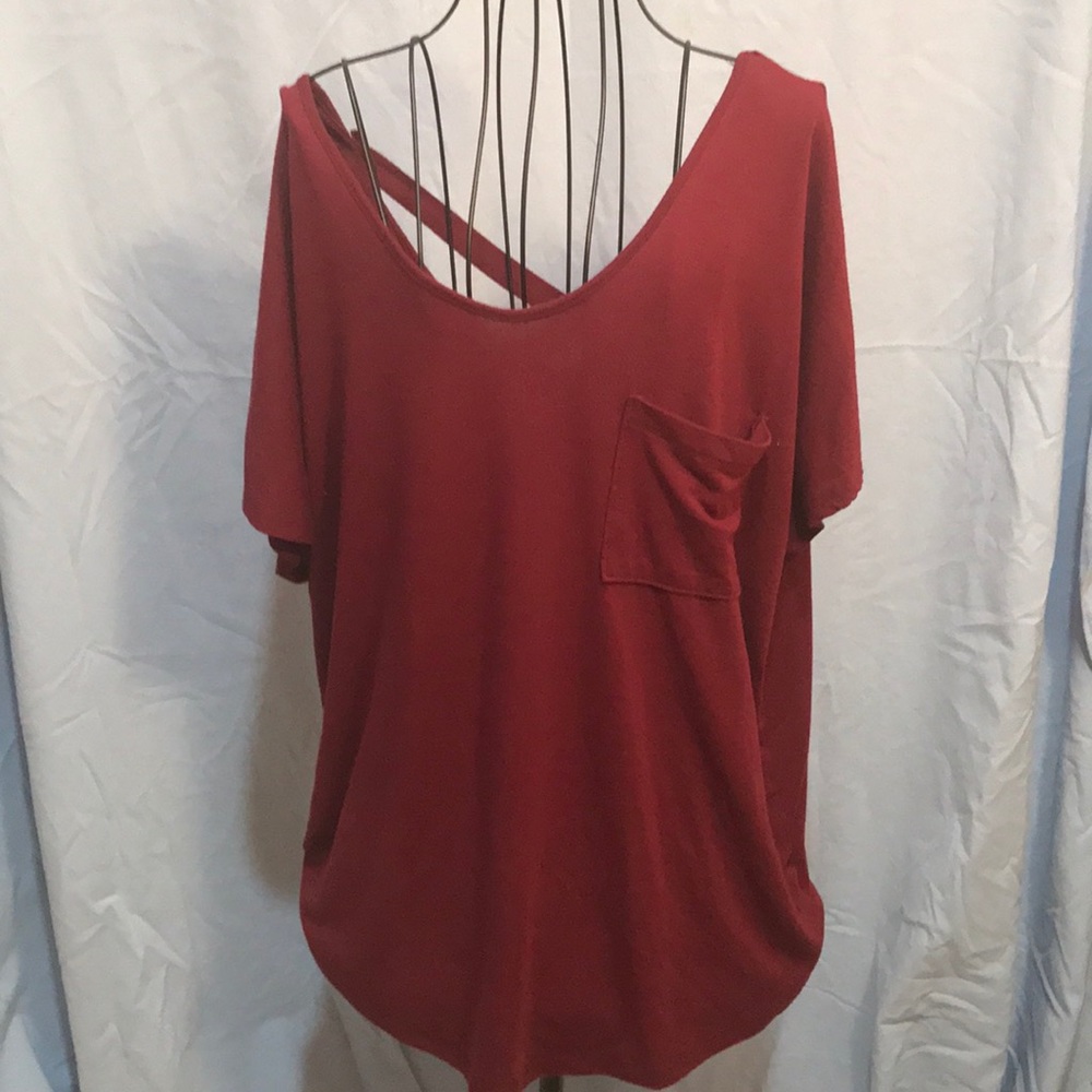 So Brand Maroon Blouse